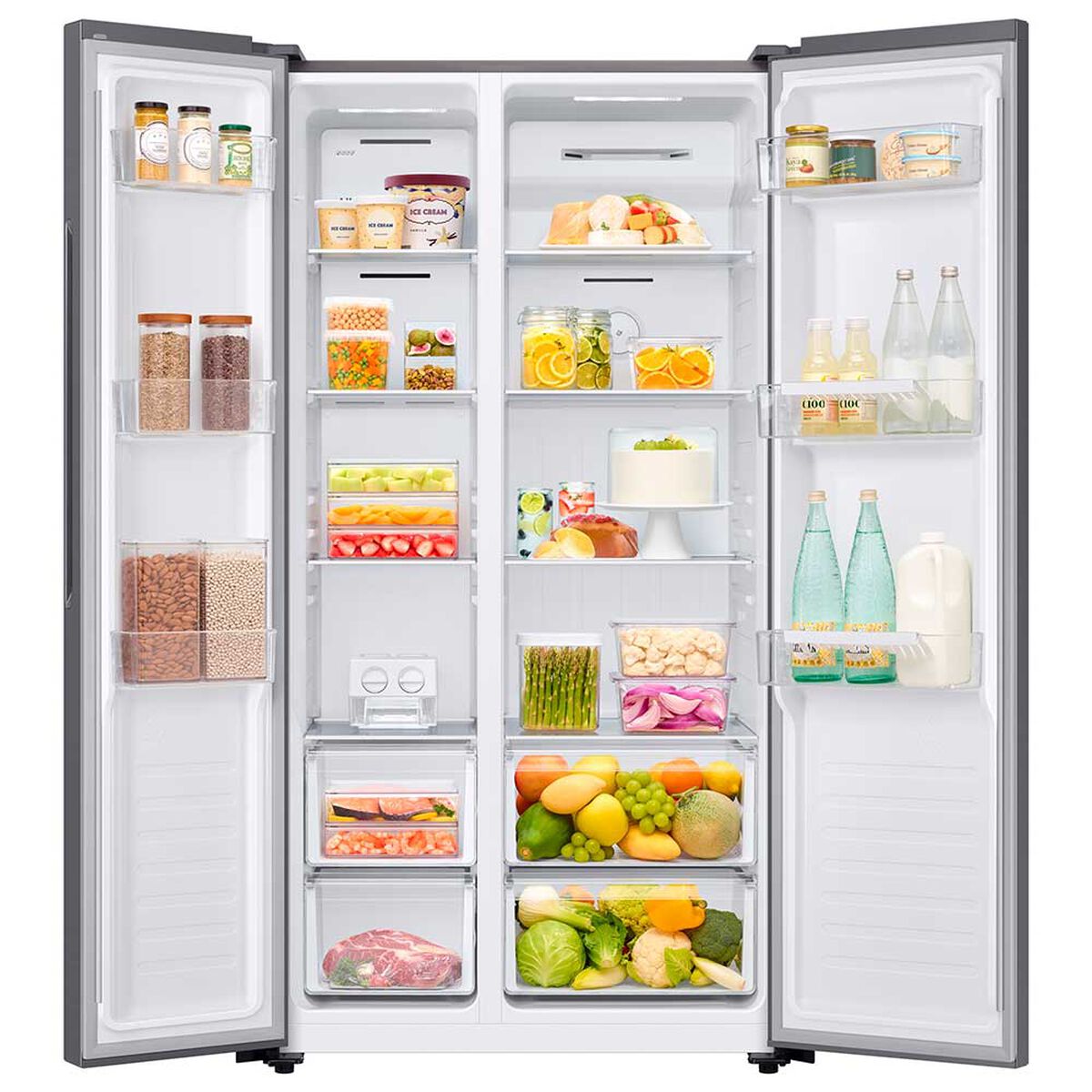 Samsung Refrigerador Side by Side 490 lts RS52B3000M9ZS 179x91CM