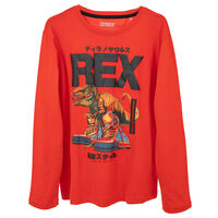 Polera Manga Larga Niño Cutback Burdeo, Grafito, Indigo, Turqueza