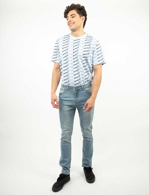 Imagen 2 del producto Jeans Skinny Hombre Icono Azul, Azul-Claro, Azul-Med, Azul-Medio, Celeste