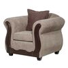Juego de Living Black Factory Barcelona 6 Cuerpos Beige