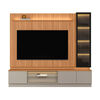 Home TV Di Poretti Design Magnuss Hasta 75" Caf&eacute; Claro