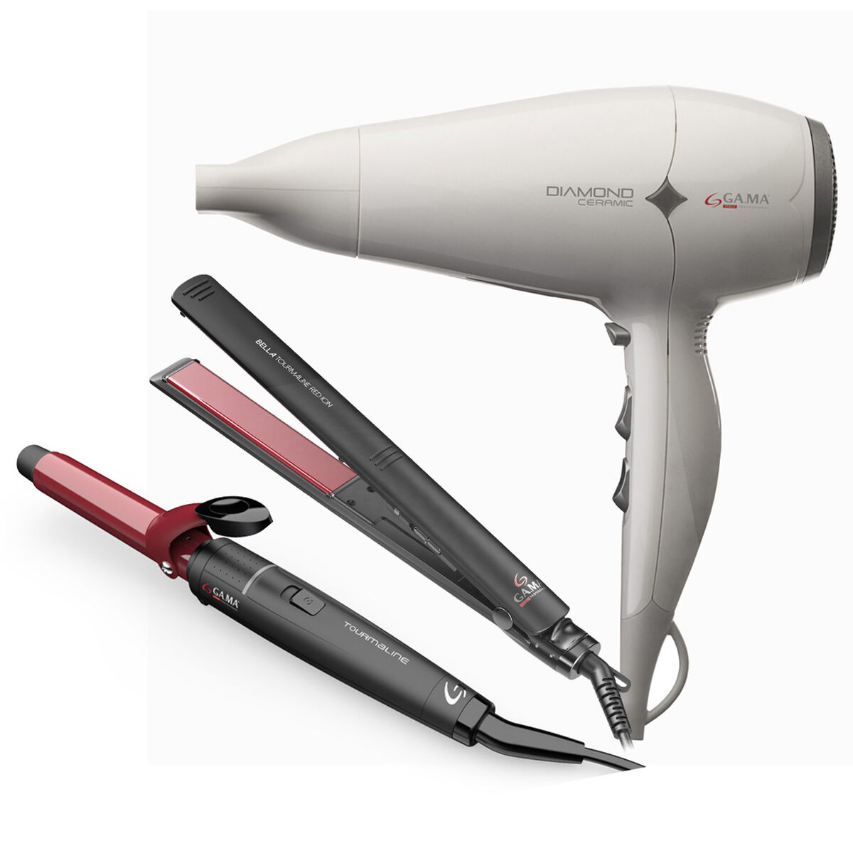 Combo Gama Bella Secador de Pelo + Alisador + Ondulador