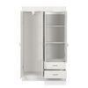 Closet Stanford 4 Puertas 2 Cajones Blanco