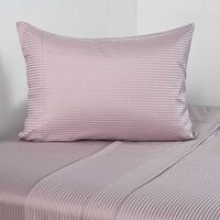 Juego de Sábanas Cannon1.5 Plazas 600 Hilos Dobby Mauve