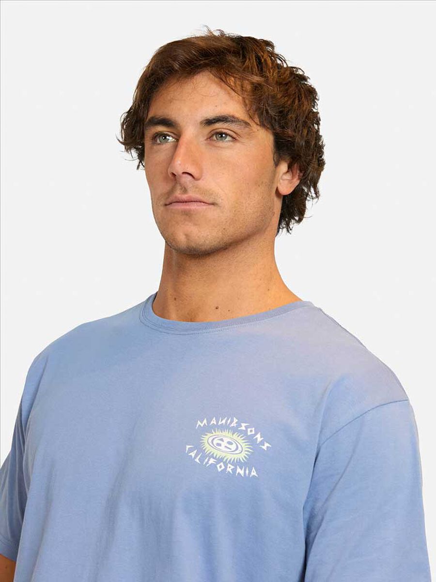 Polera Con Estampado Manga Corta Hombre Maui And Sons