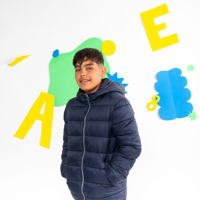 Imagen 1 del producto Parka Escolar Unisex Talla 14 y 16 Crescendo Azul