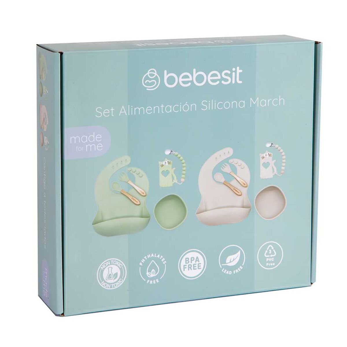 Set de Alimentacion 3 Verde Bebesit