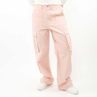 Pantalón Cargo Mujer Icono Rosado, Arena, Negro
