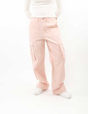 Imagen 1 del producto Pantalón Cargo Mujer Icono Rosado, Arena, Verde