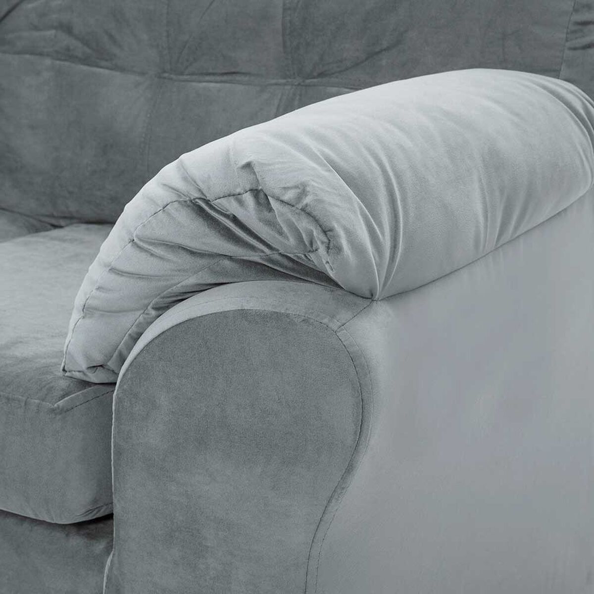 Sofá Seccional Muebles MPR Alerce 5 Gris