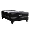 Cama Europea Celta 1,5 Plazas Pocket Black Signature