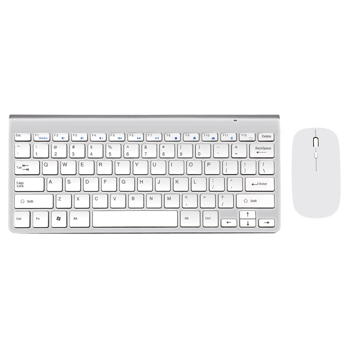 Kit Teclado y Mouse Levo Inalámbrico Blancos