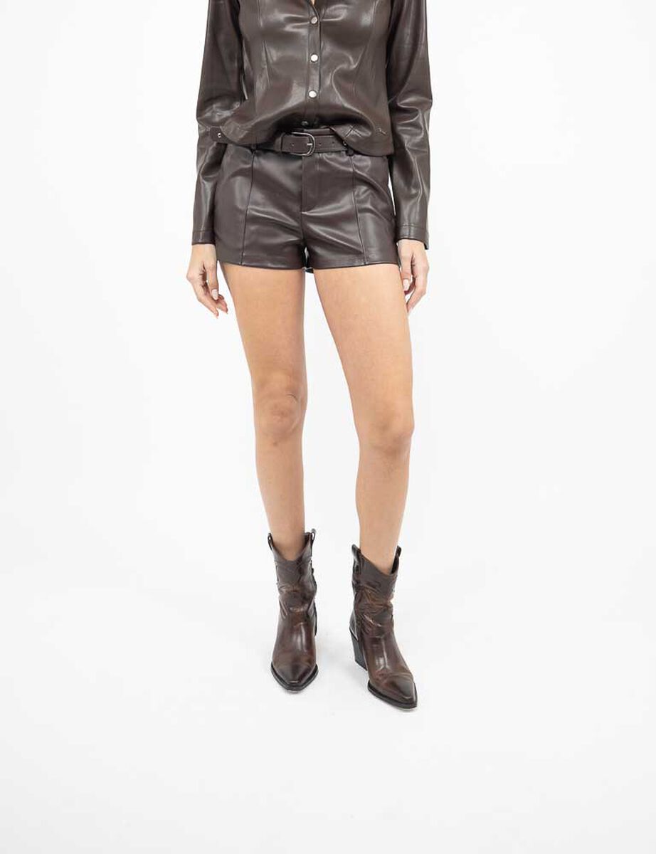 Short Mini Ecocuero Mujer Soviet
