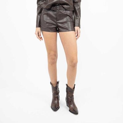 Short Mini Ecocuero Mujer Soviet