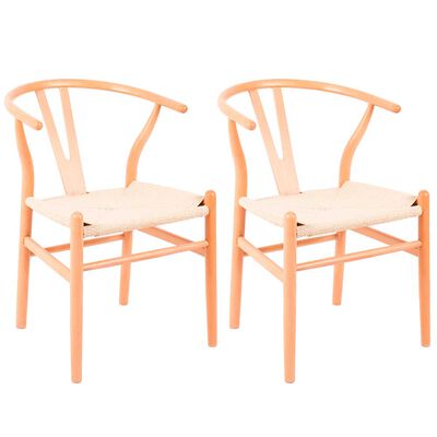 Imagen 1 del producto Pack de 2 Sillas Novahus Wishbone Natural