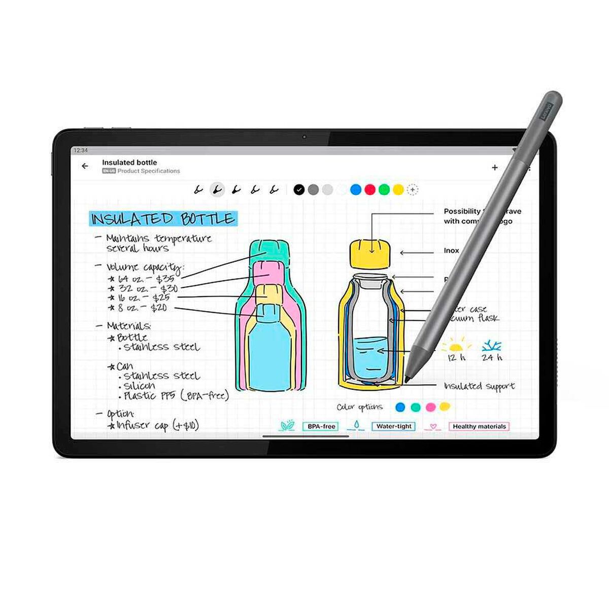 Tablet Lenovo M11 Octa-Core 8GB 128GB 11" Luna Grey + Folio Case + Pen Plus