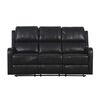Sofá Reclinable Zoy Home Tokio 3 Cuerpos Negro