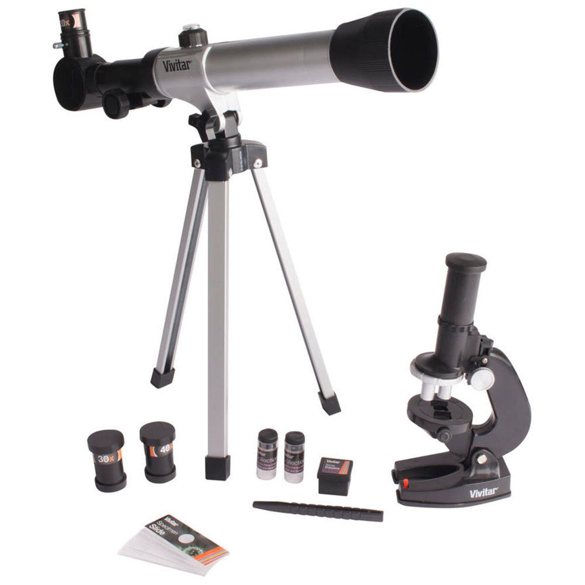 Kit Telescopio y Microscopio Vivitar