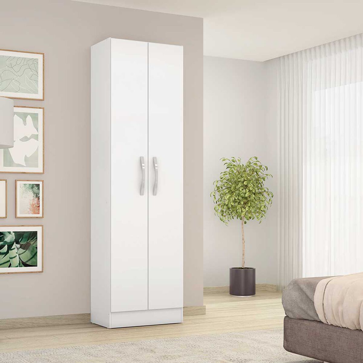 Despensa Home Mobili Munita 2 Puertas Blanco