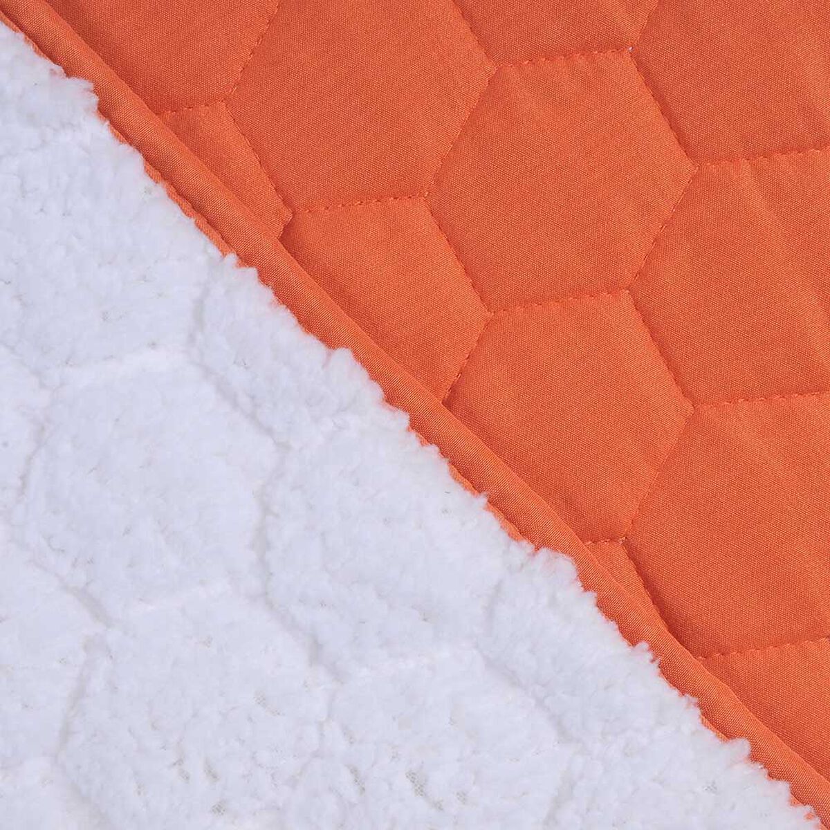 Quilt Liso Mashini 2 Plazas Naranjo