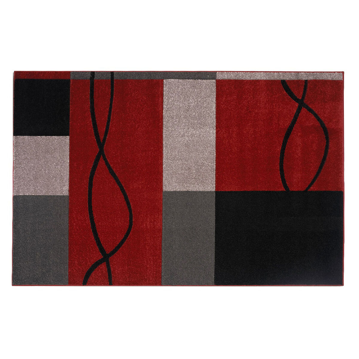 Alfombra Idetex Carved Rojo 150 x 200 cm