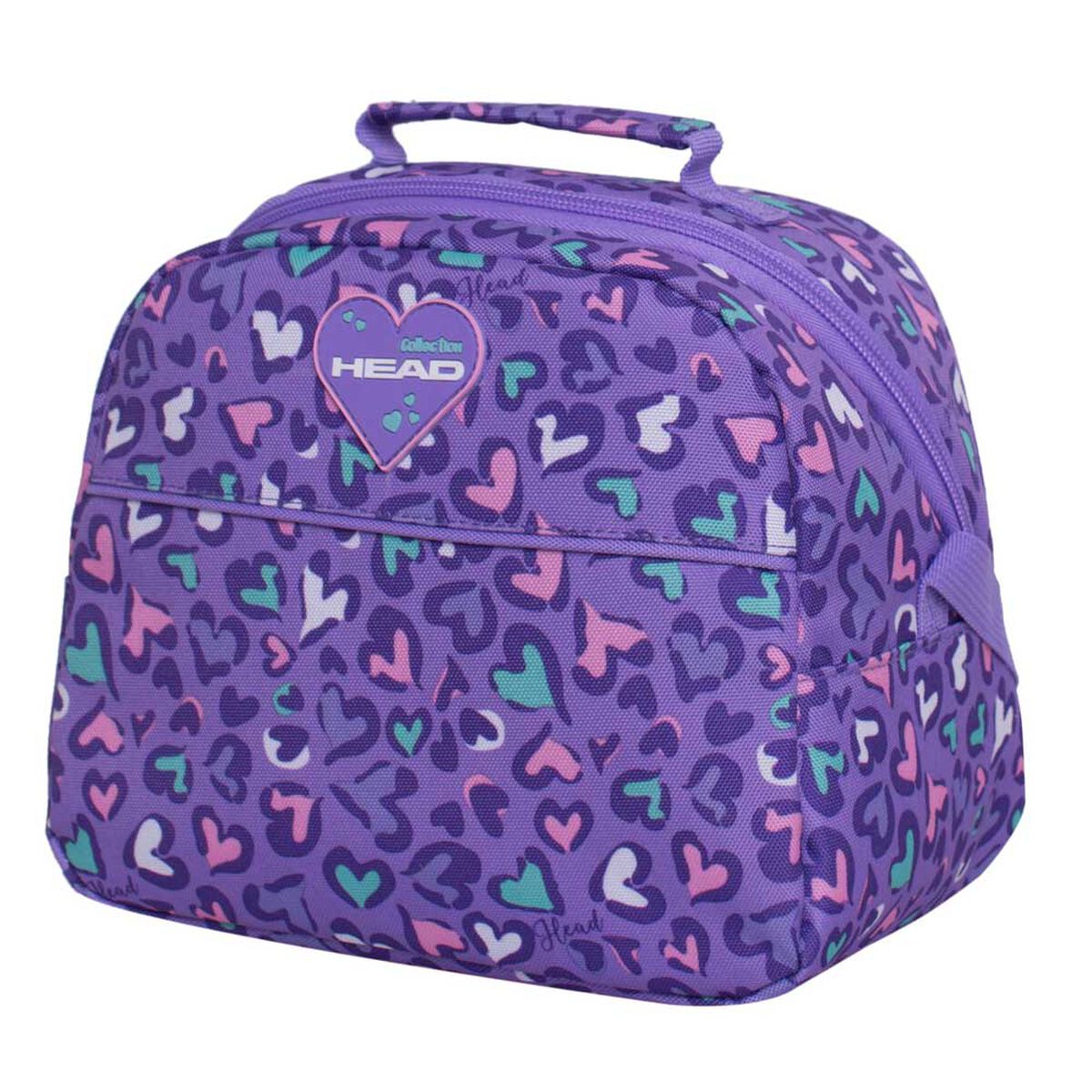 Pack Mochila Espalda Cool Animal Corazon Morado Head