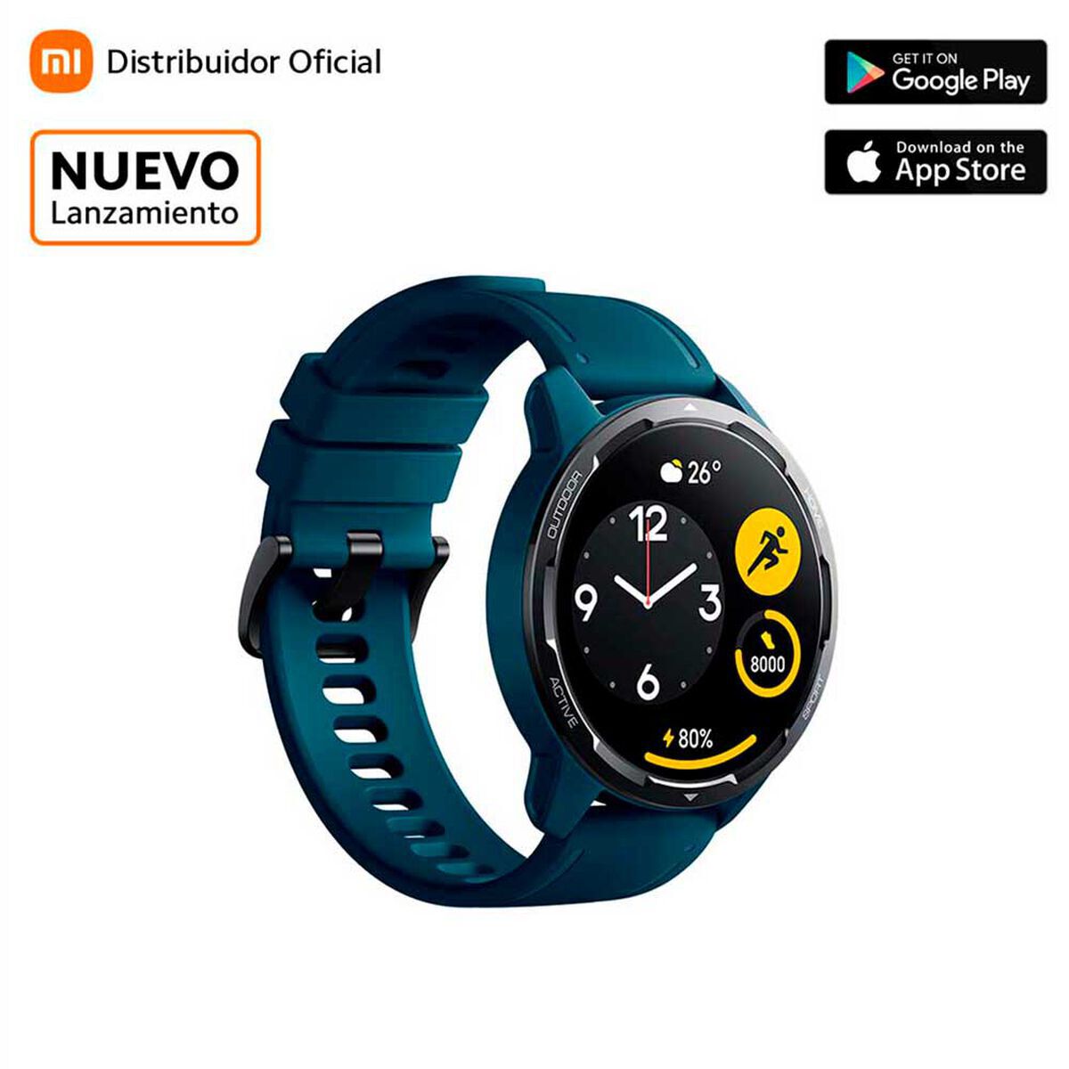 Smartwatch Xiaomi Watch S1 Active GL 1,43" Ocean Blue