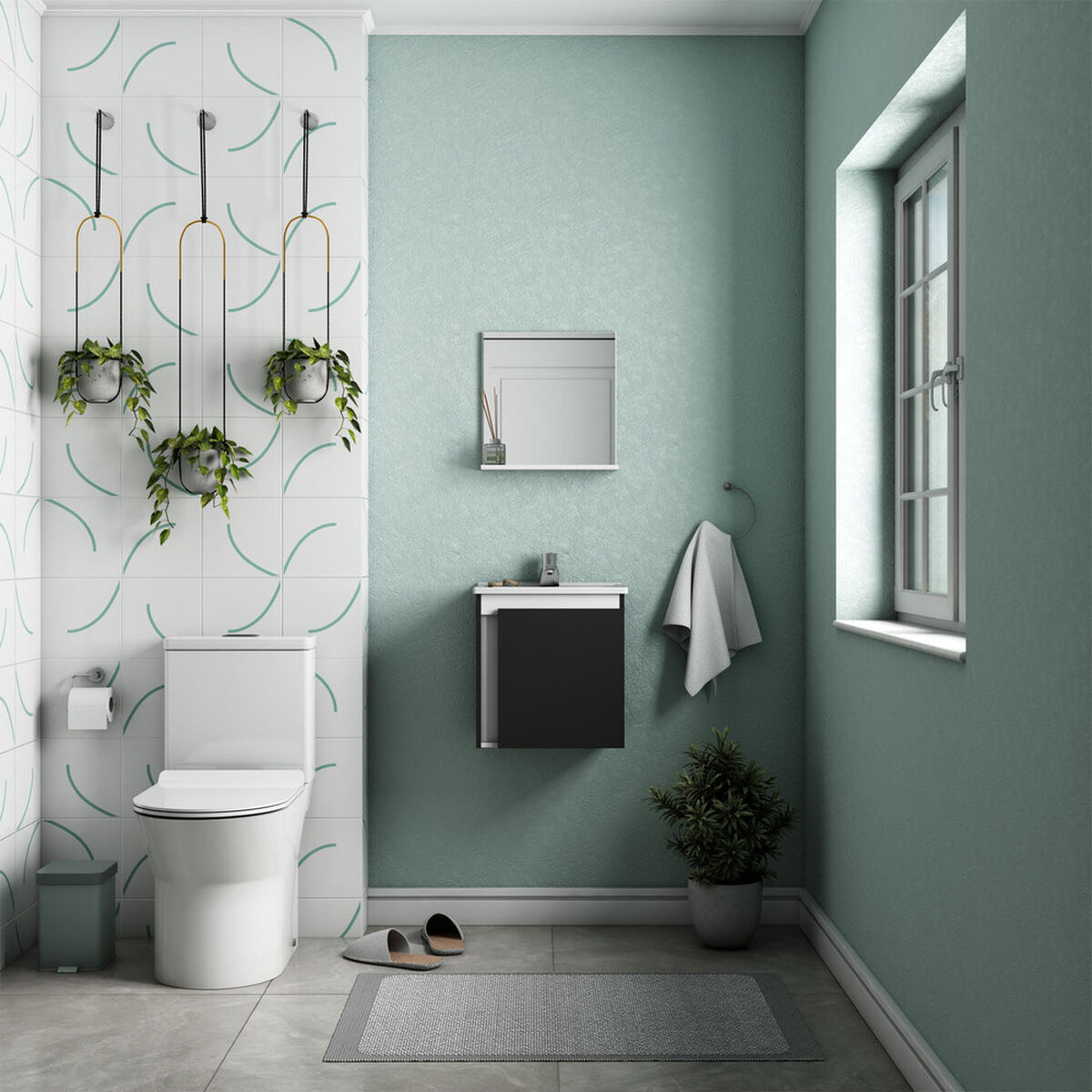 Vanitorio Vekkahome Onix Negro