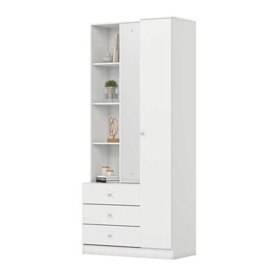 Imagen 2 del producto Closet Home Mobili Karla 2 Puertas 3 Cajones Blanco