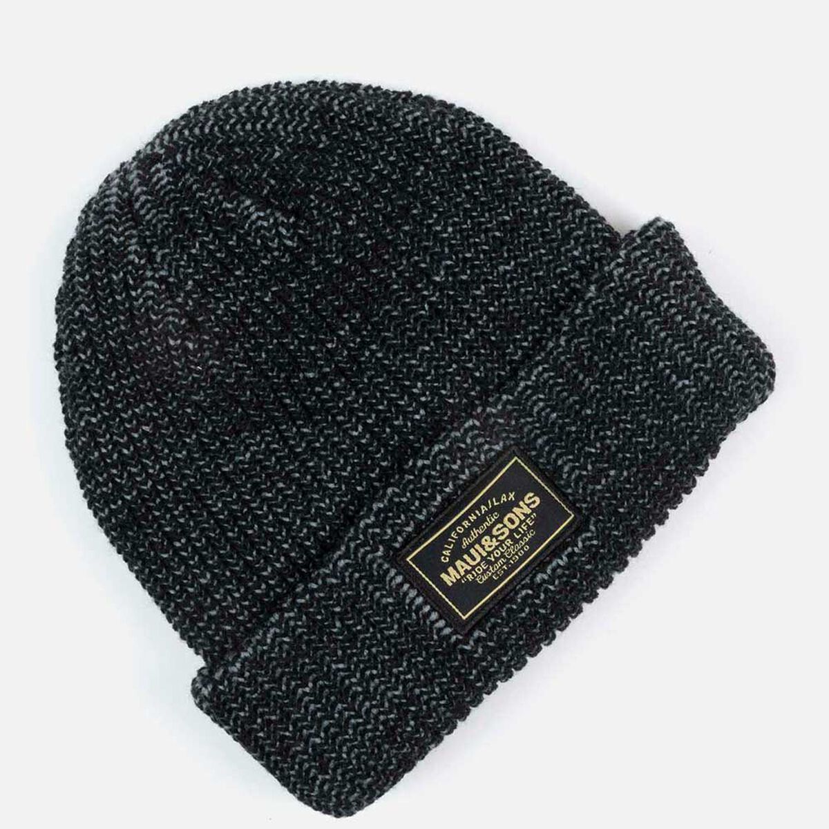 Gorro Liso Hombre Maui Negro