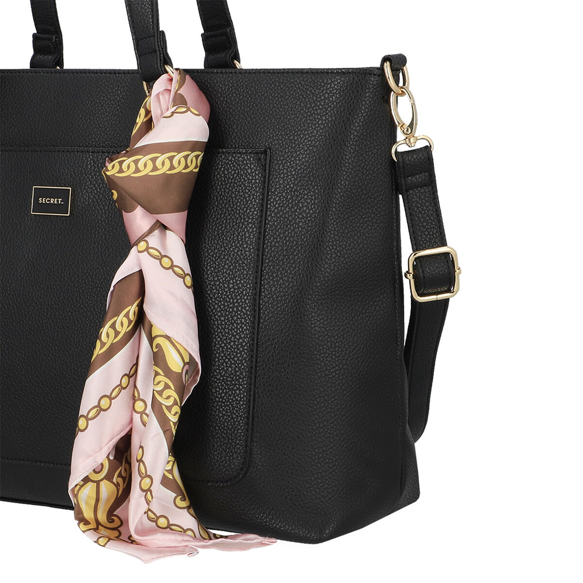 Cartera Tote Secret Riga FW25 L Negro