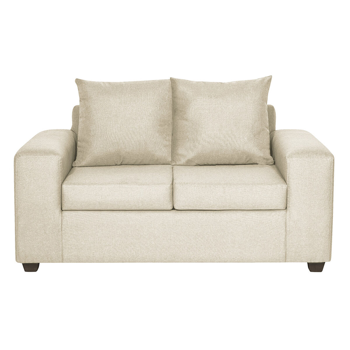 Juego de Living Innovamuebles Kahlo Sofá 3 Cuerpos + Sofá 2 Cuerpos Beige
