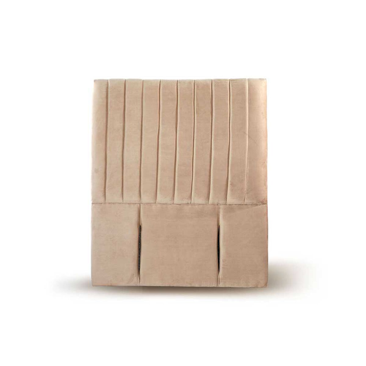 Respaldo Latam Home 1,5 Plazas Sorrento Tela Velvet Beige