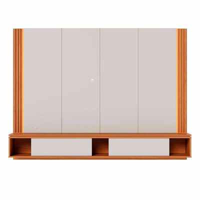 Panel TV Altavision Loa Blanco y Café
