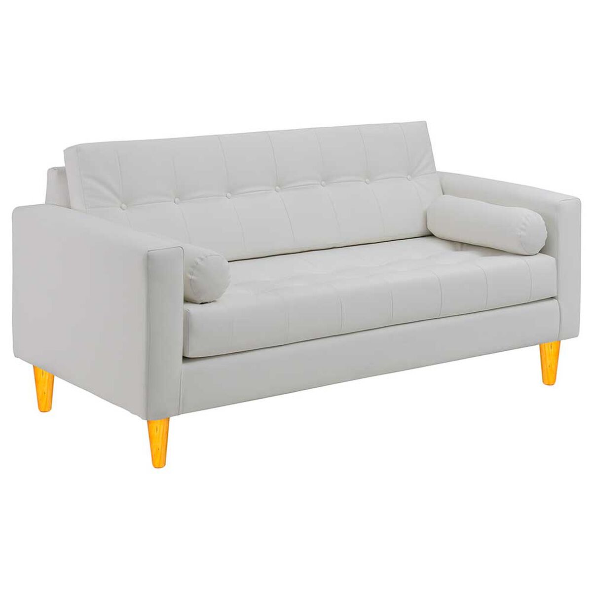 Sof&aacute; Bodevir Retro PU 04 3 Cuerpos Blanco&nbsp;