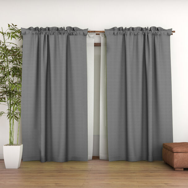 Combo Cortinas Doral Agatha 220 x 140 cm Gris
