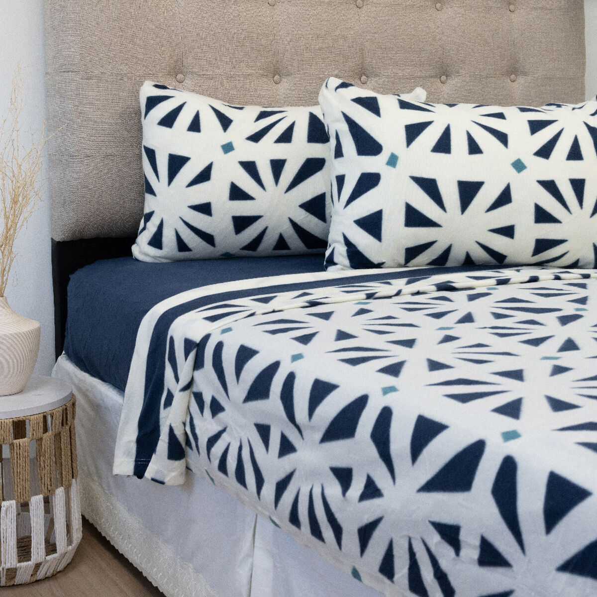 Juego de S&aacute;banas Polar Doral King Estampado D5