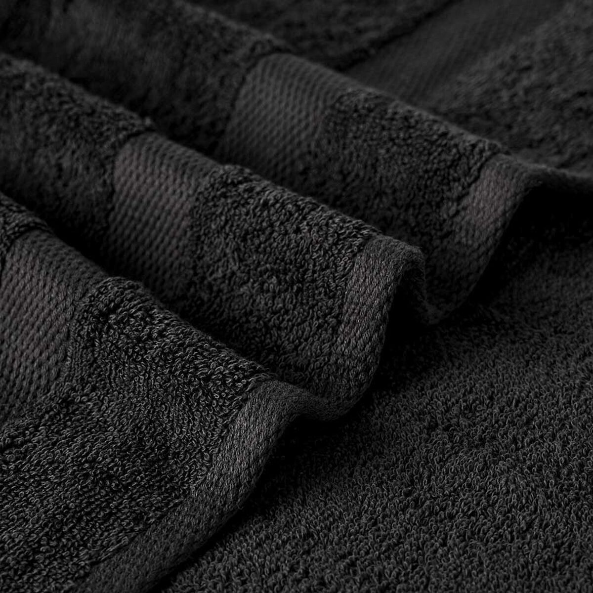 Toalla de Baño Cannon Liso 70 x 140 cm Negro