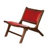 Sitial Latam Home Hannover Cuero Kentucky 1 Cuerpo Rojo