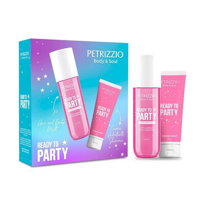 Imagen 1 del producto Set Body Mist Ready to Party + Crema Shimmer Petrizzio