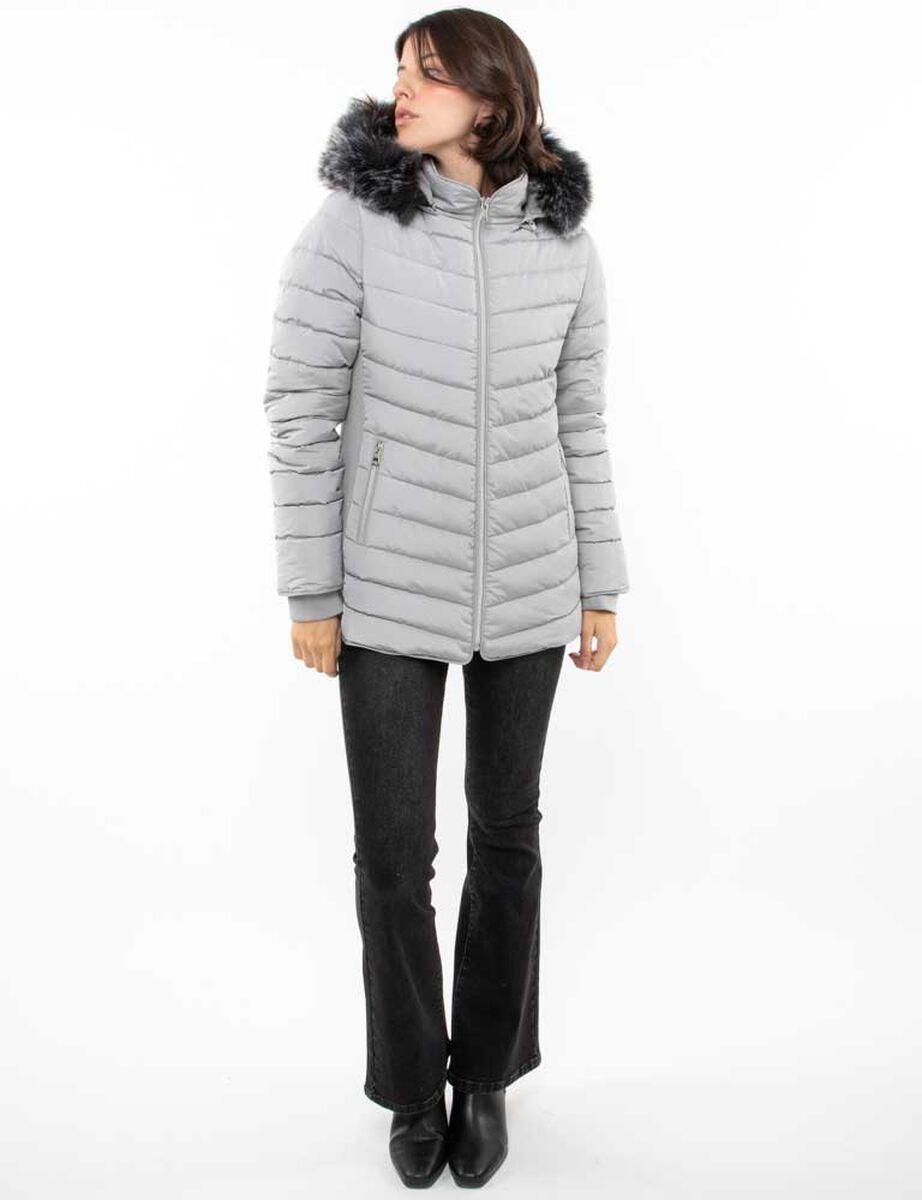 Parka Larga Gorro Mujer Zibel