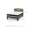 Cama Europea CIC 2 Plazas Ortopedic + Respaldo Gales Olivo