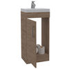 Combo Mueble Lavamanos Madrid + Espejo Bolonia TuHome