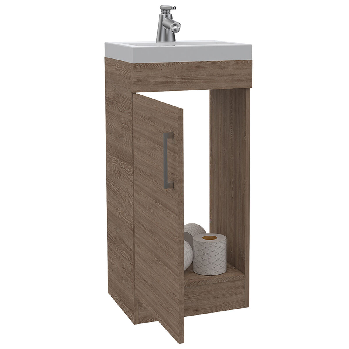 Combo Mueble Lavamanos Madrid + Espejo Bolonia TuHome