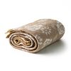 Frazada American Family 2 Plazas Floral Beige