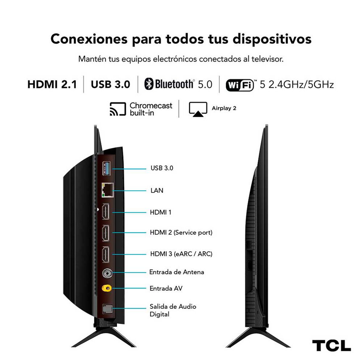 LED 65" TCL P755 Smart TV 4K UHD