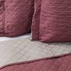 Cubrecama Bicolor Casanova 2 Plazas Grape