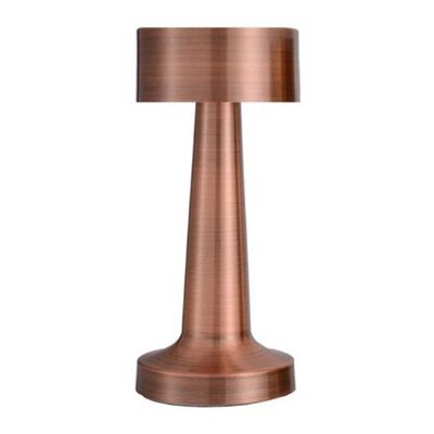 Lámpara de Mesa Metal Vgo Recargable con sensor  21 cm Cobre