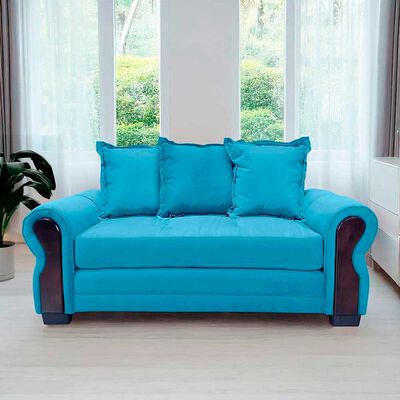 Imagen 1 del producto Sofá Living Factory Arizona 2 Cuerpos Azul
