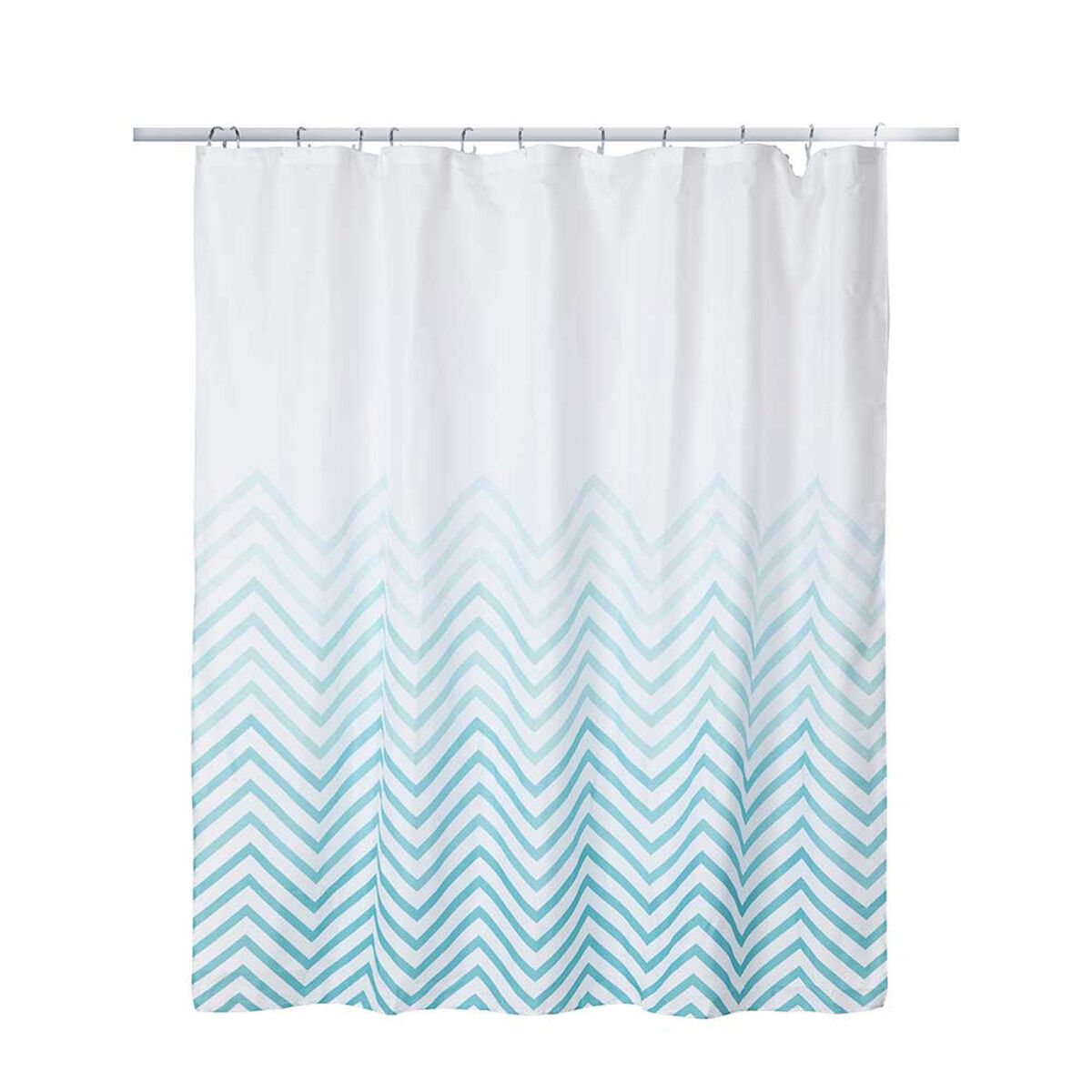 Set Cortina de Baño 6 Piezas Mashini Huasco Multicolor